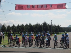 自転車スタート